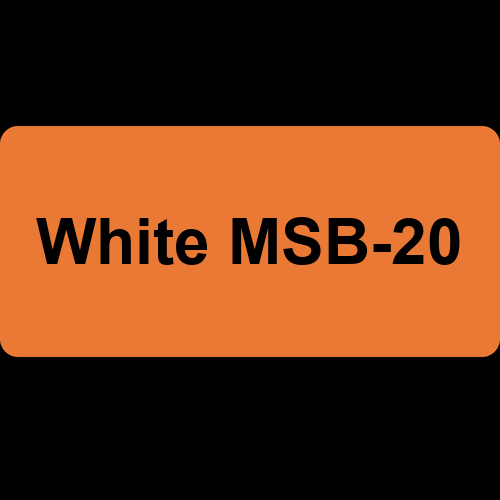 White MSB-20
